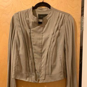 BCBGMAXAZRIA Oren Lightweight Moto Jacket Size M